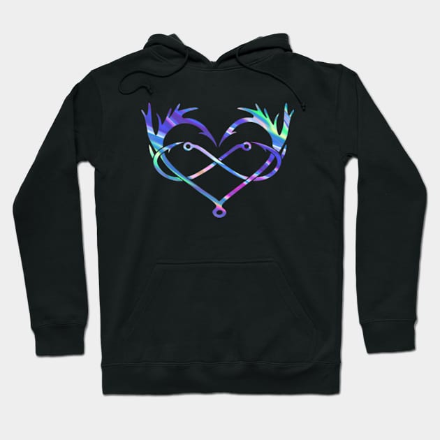 Heart Infinity Hunting Fishing Hoodie by Hassler88